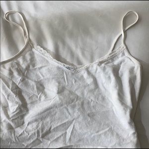 brandy white tank top